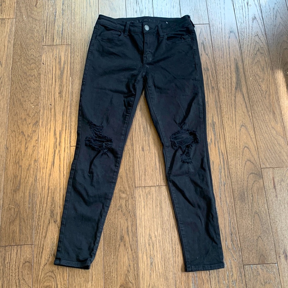 American Eagle Next Level ripped jeans